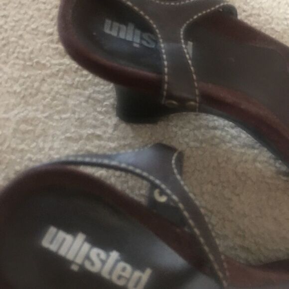 Unlisted Brown High Heel Sandals Size 8 - Picture 7 of 8